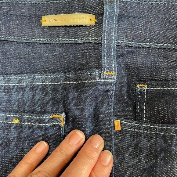 Anthropologie Pilcro And The Letterpress Hounds Tooth Skinny Jeans Size 31 - Picture 7 of 11